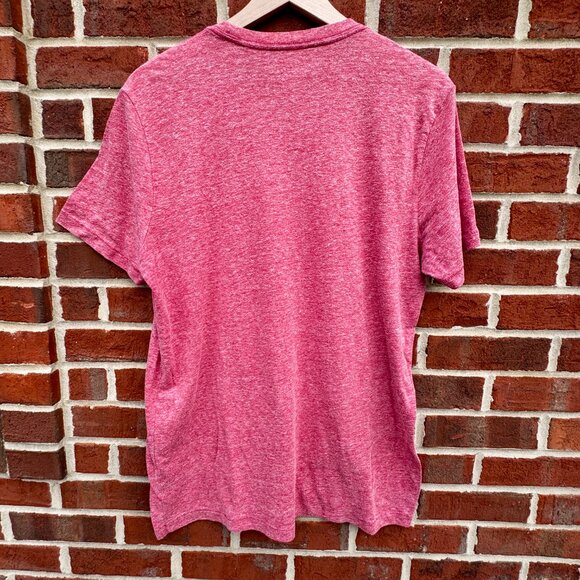 Lucky Brand x Fender T-Shirt Adult Large Heather Red Casual Grunge - Picture 4 of 8